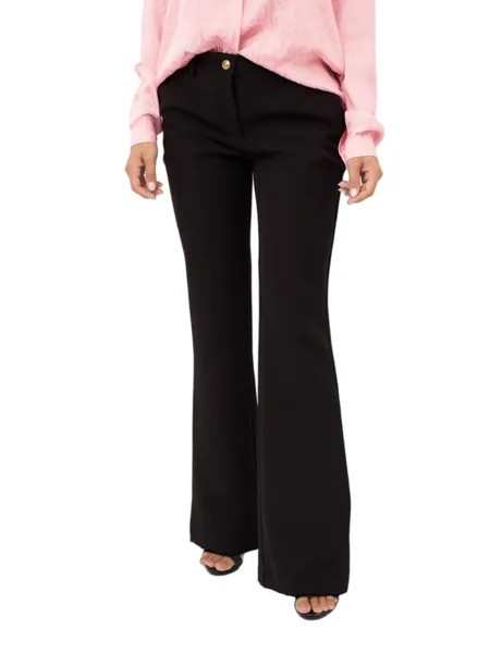 Женские брюки regular fit Versace Jeans Couture, черный
