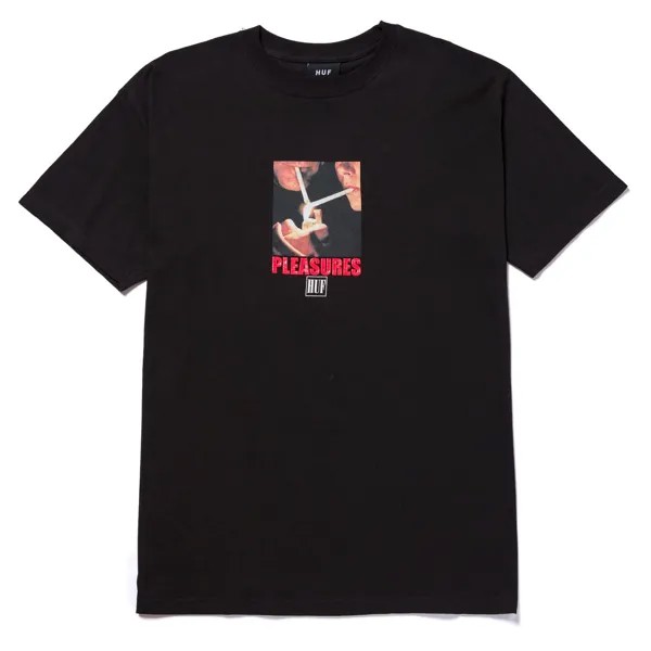 Футболка женская Huf TS01805-BLACK черная M