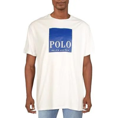 Мужская белая хлопковая футболка с графическим логотипом Polo Ralph Lauren XXL BHFO 8662