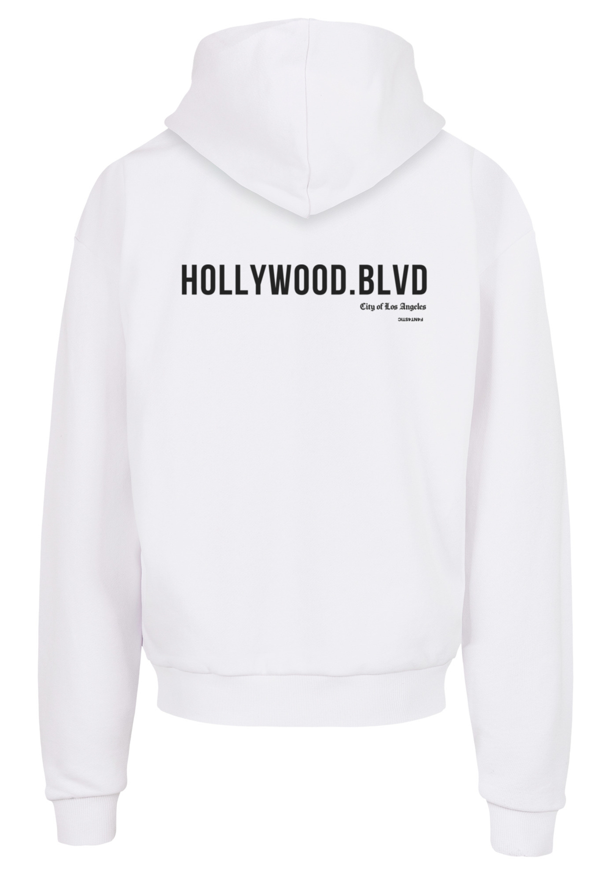 Пуловер F4NT4STIC Ultra Heavy Hoodie Hollywood blvd OVERSIZE HOODIE, белый