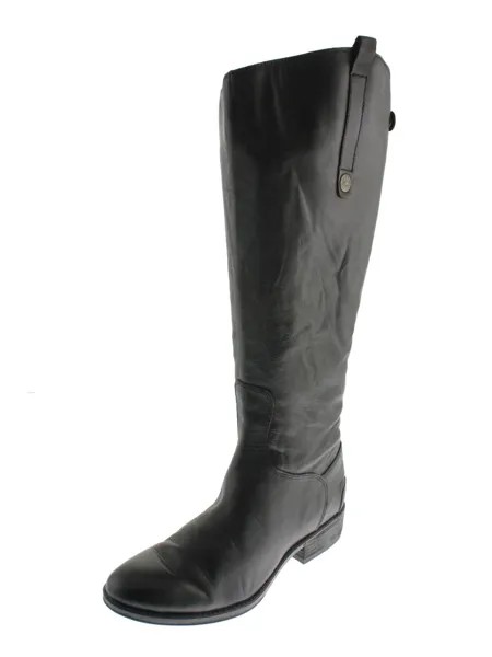 Женские кожаные сапоги Penny 2 для верховой езды до середины икры Sam Edelman, цвет Black Leather