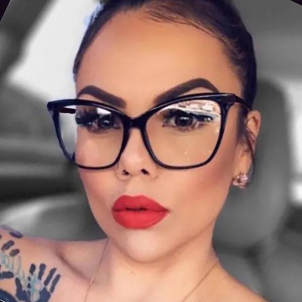 Простая мода Cat Eye Очки для чтения Анти Синий свет Женщины Очки Оправы Модные компьютерные очки