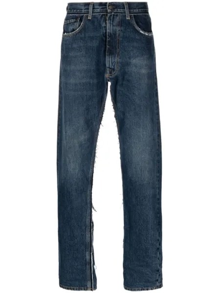 Maison Margiela джинсы из коллаборации с Pendleton, синий