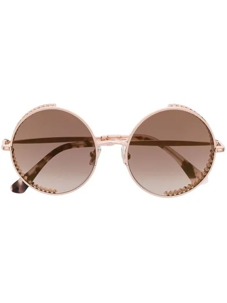 Jimmy Choo Eyewear солнцезащитные очки в круглой оправе