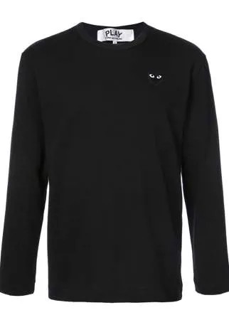Comme Des Garçons Play long-sleeve heart logo T-shirt
