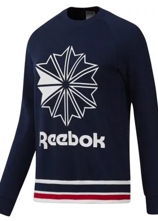 Свитшот Reebok, размер 38, синий