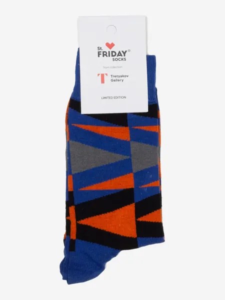 Носки с рисунками St.Friday Socks - Эскиз, Синий