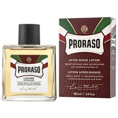 Лосьон после бритья Сандал Proraso, 100 мл