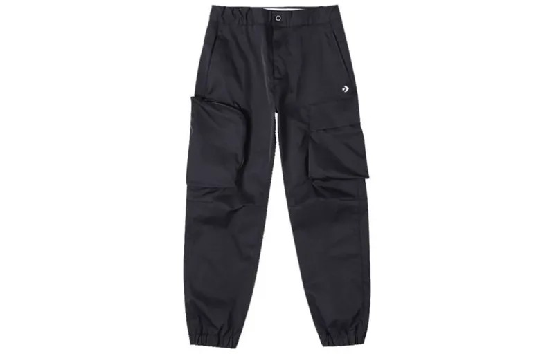 Мужские вязаные спортивные штаны Converse, цвет Black