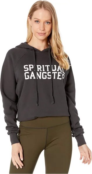 Классическая худи реглан Spiritual Gangster, цвет Vintage Black