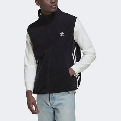 Adidas Originals Adicolor 3 Stripes Fleece Vest Mens