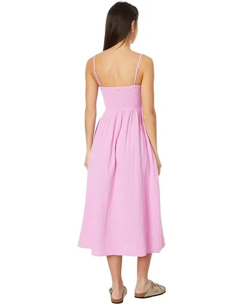 Платье Billabong Off The Coast Midi Dress, цвет Lush Lilac