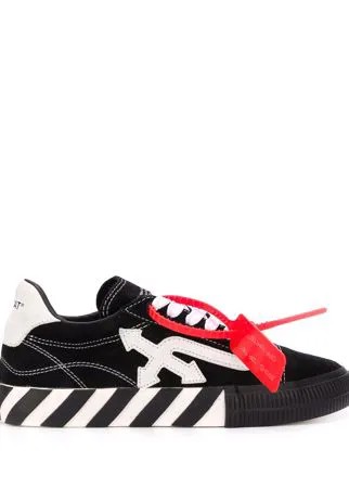 Off-White кеды на вулканизированной подошве с логотипом