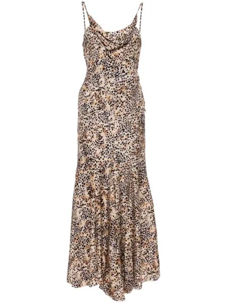 ISABEL MARANT длинное платье Manelia, нейтральный цвет