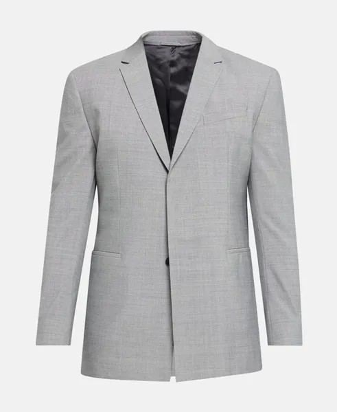 Шерстяной пиджак Calvin Klein, серый