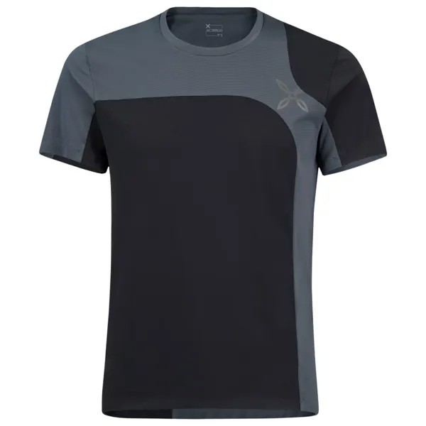 Функциональная рубашка Montura Outdoor Style T Shirt, цвет Nero/Piombo