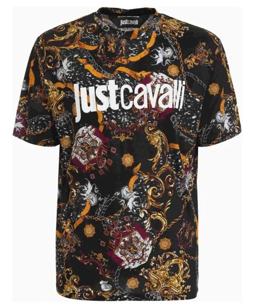 Стильная футболка и поло Roberto Cavalli, мультиколор