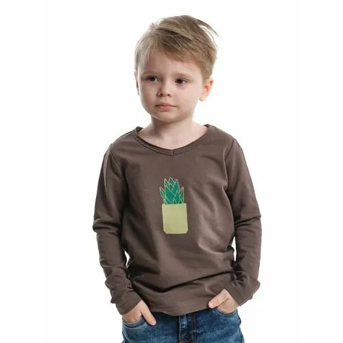 Свитшот Mini Maxi, размер 104, коричневый