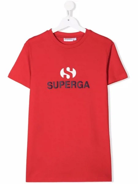 Superga Kids футболка с логотипом