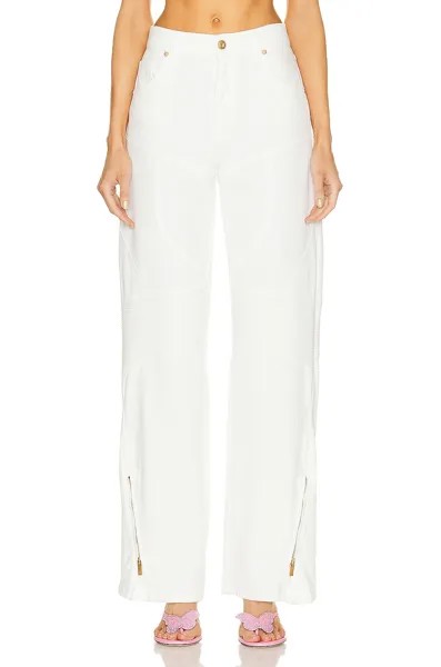 Джинсы Blumarine Wide Leg, цвет Bianco Naturale