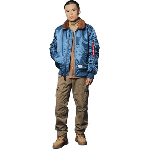 Куртка Alpha Industries B-15 Mod Slate Blue (Голубой) - L(50)