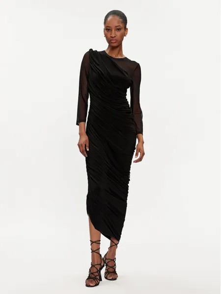 Коктейльное платье узкого кроя Norma Kamali, черный