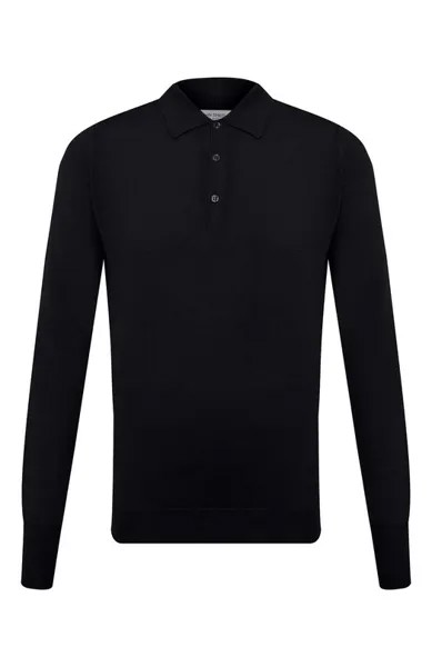Поло из шерсти и хлопка John Smedley