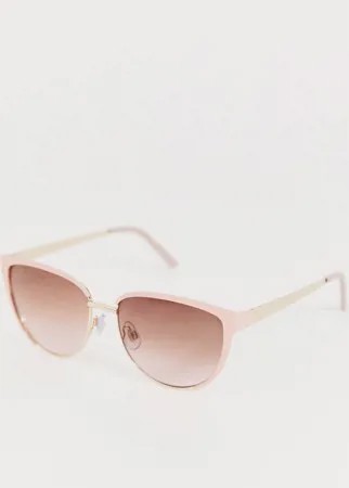 Круглые розовые солнцезащитные очки AJ Morgan-Розовый