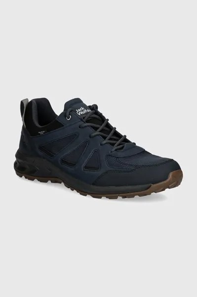 Полуботинки Woodland 2 Texapore Jack Wolfskin, темно-синий
