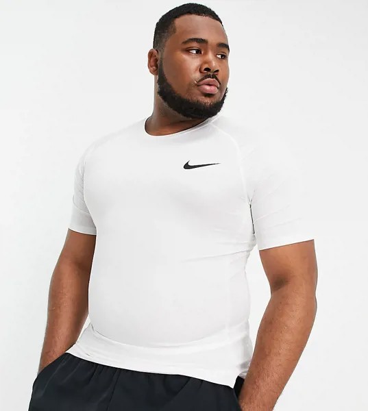Белая классическая футболка Nike Training Plus-Белый
