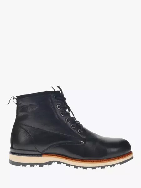 Ботинки Jones Bootmaker Ealing Leather Sheepskin Lined Lace-Up, черный