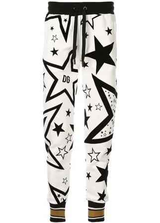 Dolce & Gabbana спортивные брюки с принтом Millennials Star