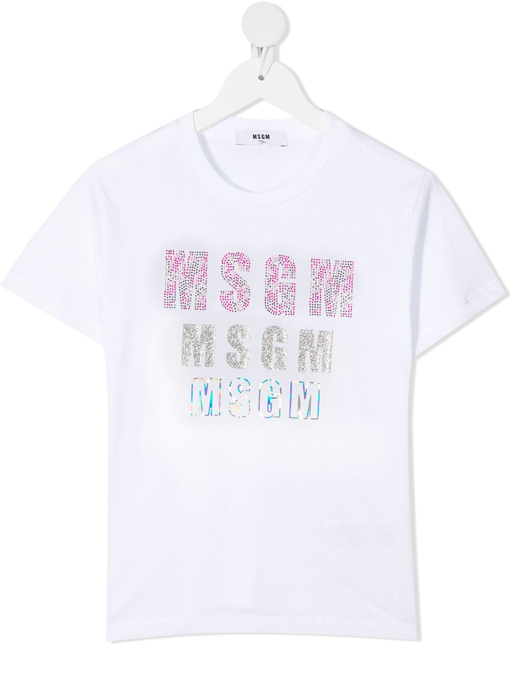 MSGM Kids футболка с логотипом