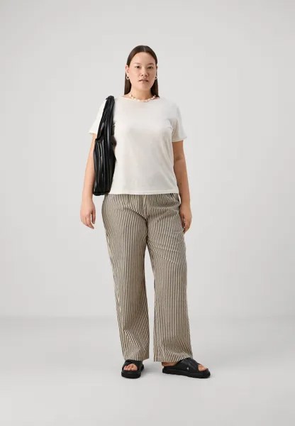 Брюки CARDAKOTA WIDE PANT ONLY Carmakoma, цвет Egret/Black