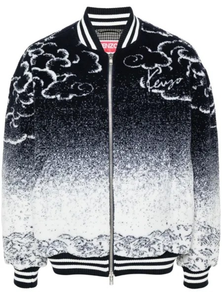 Kenzo куртка-бомбер Cloud Tiger, синий