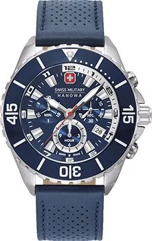 Швейцарские наручные  мужские часы Swiss military hanowa 06-4341.04.003. Коллекция Ambassador Chrono