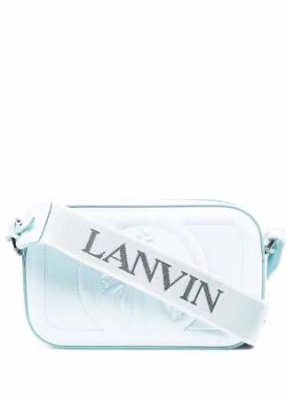 LANVIN каркасная сумка с тисненым логотипом