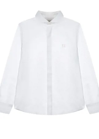 Белая рубашка с длинными рукавами Fendi
