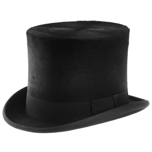 Шляпа Christys, подкладка, размер 59, черный