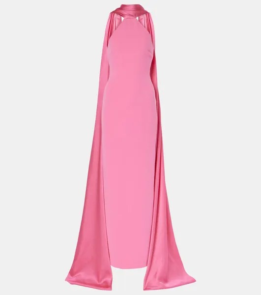 Платье из крепа «Офелия» Solace London, цвет light pink