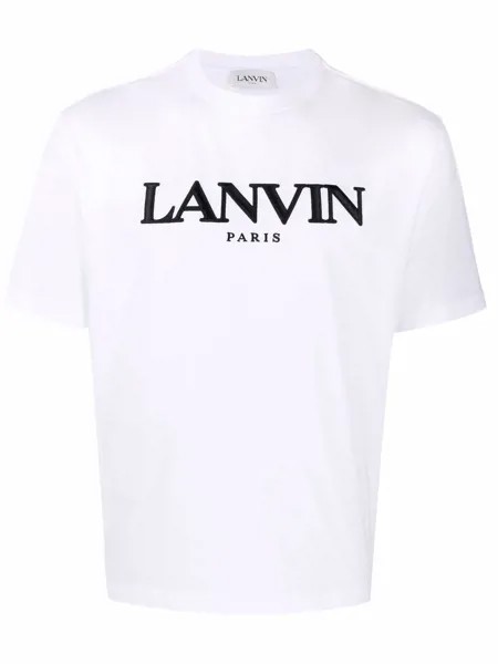 LANVIN футболка с логотипом