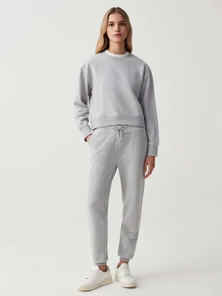 Толстовка Essential со спущенным плечом Ovs, цвет light grey marl