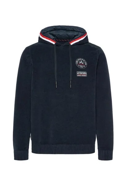 Толстовка CAMP DAVID Hoodie 'Alaska Ice Tour', темно-синий