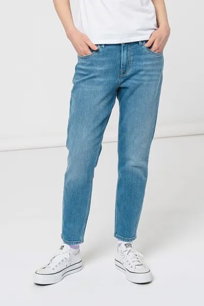 Укороченные джинсы со средней посадкой Pepe Jeans London, синий
