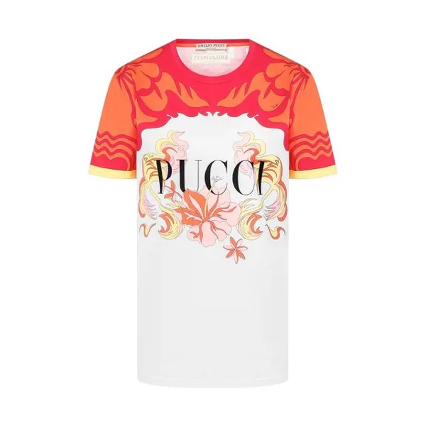 Хлопковая футболка Emilio Pucci