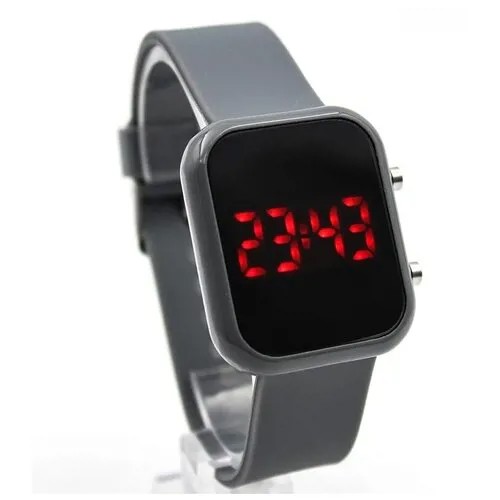 Наручные часы LED Watch, серый