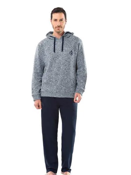 Пижама мужская Cacharel 2156 синяя 2XL