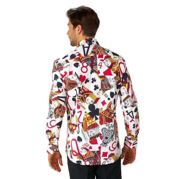 Мужская классическая рубашка на пуговицах OppoSuits