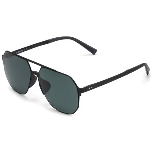 Солнцезащитные очки BOLON, авиаторы, оправа: металл, с защитой от УФ, поляризационные, для мужчин, черный