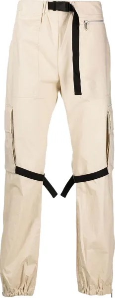 Брюки Off-White Diag Tab Cotton Cargo Pant 'New Beige', коричневый